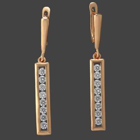 Позолоченные серьги Fallon 82202090 фото | Brulik