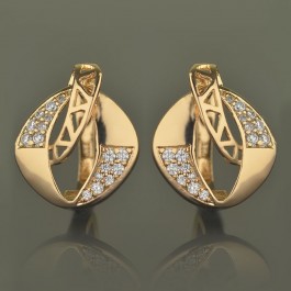 Позолоченые серьги ХР 2699