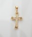 Позолоченный крест Fallon 86200019 фото | Brulik