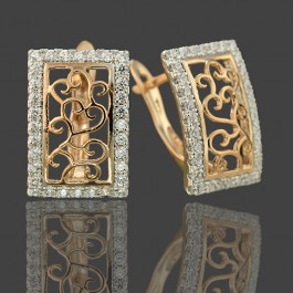 Позолоченные  серьги  XP 20372