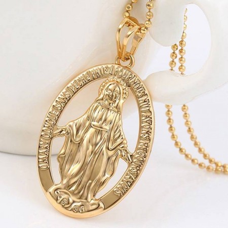 Иконка "Дева Мария" в позолоте 32653 фото | Brulik