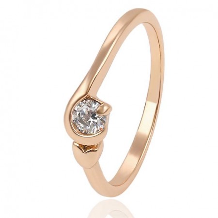 Утонченное колечко в позолоте 13840 фото | Brulik