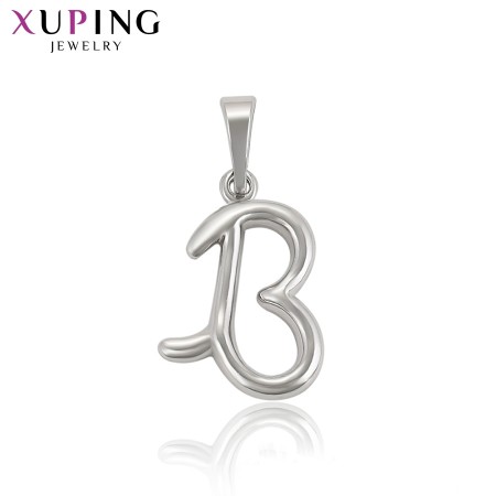 Кулон Буква "В" Xuping 34711 фото | Brulik