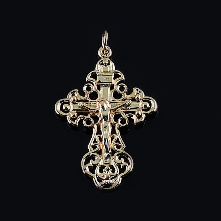 Позолоченный крестик Fallon 8613537 фото | Brulik