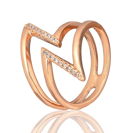 Позолоченное кольцо Xuping 10397 фото | Brulik