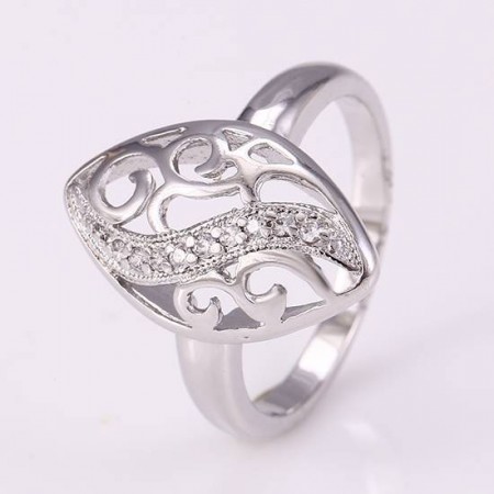 Замечательное кольцо с фианитами XP 12263  фото | Brulik