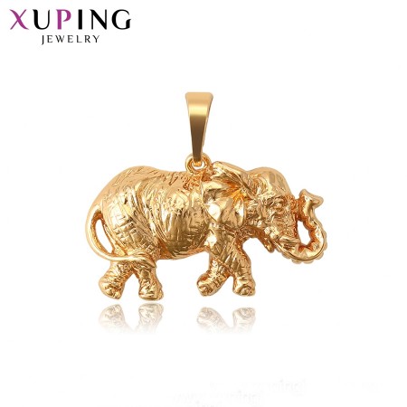 Позолоченный кулон "Слон" Xuping 34321 фото | Brulik