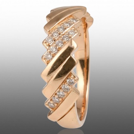 Позолочена каблучка Xuping 10952 фото | Brulik