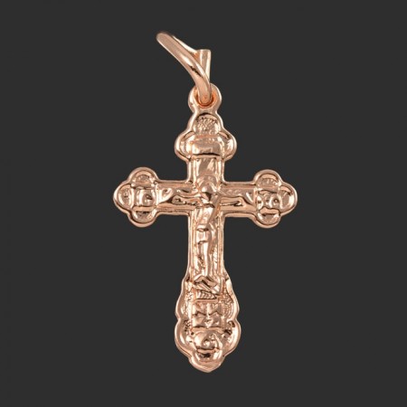 Позолоченный крест Fallon 86100218 фото | Brulik