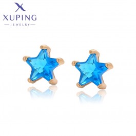 Позолочені сережки гвоздики Xuping X000881012
