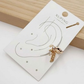 Позолочена сережка каффа Xuping 24746 фото | Brulik