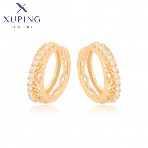 Позолочені сережки Xuping 24339 фото | Brulik
