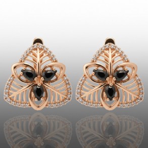 Позолочені сережки Xuping 24644 фото | Brulik