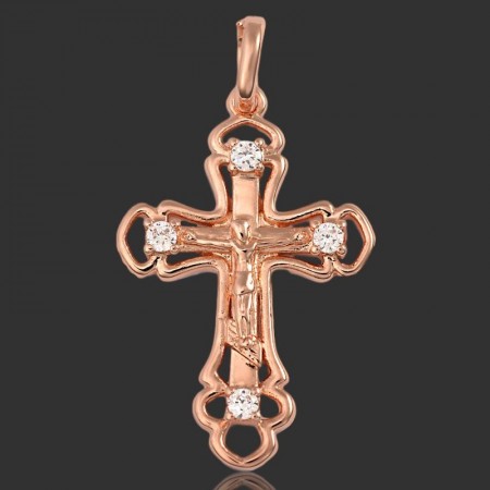 Позолоченный крест Fallon 86201174 фото | Brulik