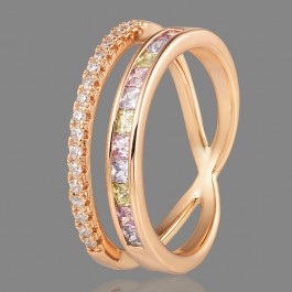 Позолоченное кольцо  Xuping 10684