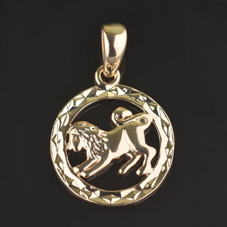 Позолоченный кулон  Fallon 86100135-лев фото | Brulik
