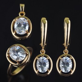 Позолоченный комплект Fallon 81200136-белый