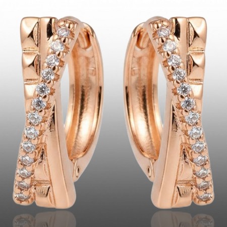 Позолочені сережки  Xuping 24712 фото | Brulik