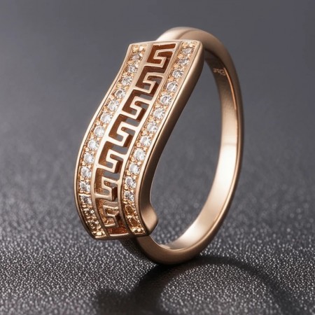 Позолочена каблучка Fallon 83201020 фото | Brulik