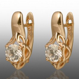 Позолочені сережки  Xuping 24742