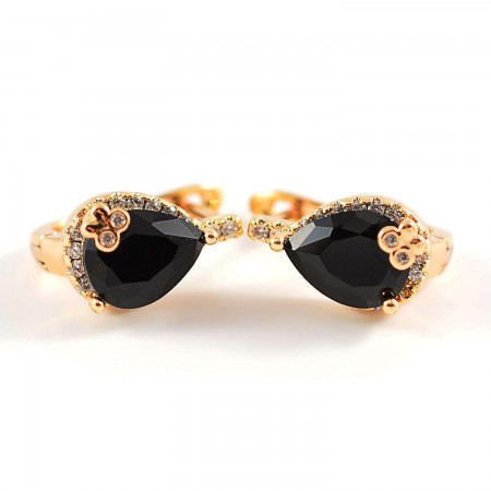 Позолоченные серьги с фианитами XP 10-9315 фото | Brulik