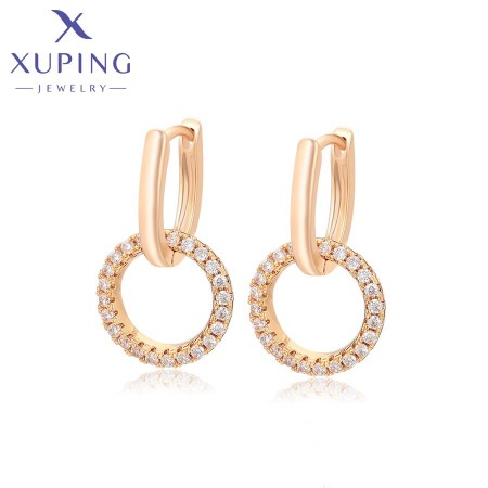 Позолочені сережки  Xuping X000444101 фото | Brulik