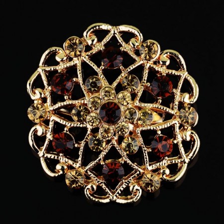 Брошь с фианитами 25312 фото | Brulik