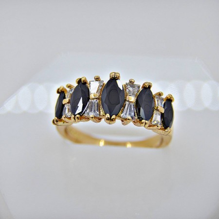 Королевское кольцо 11701 - черный фото | Brulik