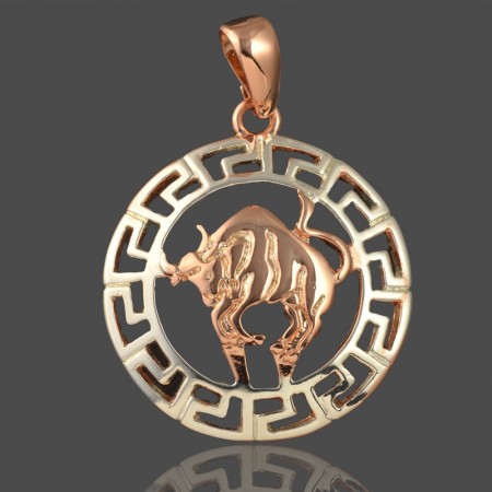 Позолоченный кулон Fallon 96100055-телец фото | Brulik