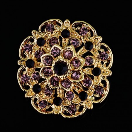 Брошь с фианитами 25313 фото | Brulik