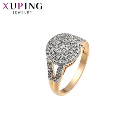Позолоченное кольцо Xuping 16522 фото | Brulik