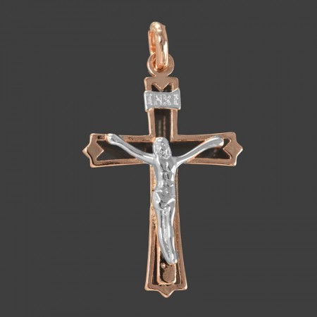 Позолоченный крест Fallon 96100209 фото | Brulik