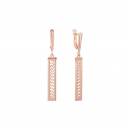 Позолочені сережки Fallon 82101008