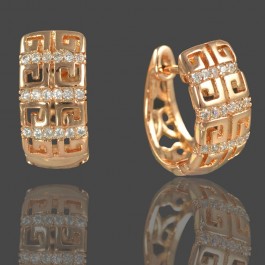 Позолоченные серьги  XP 20150