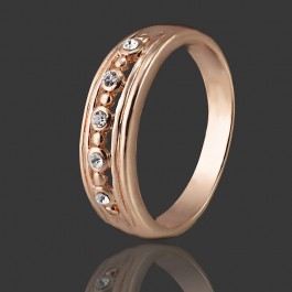 Позолоченное кольцо с фианитами Fallon 8325238