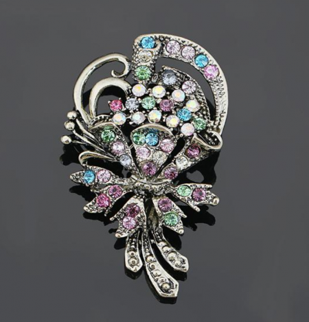 Брошь "Букет" 5596 фото | Brulik