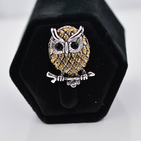 Брошь "Сова" от XP ЕЕ 555-25 фото | Brulik