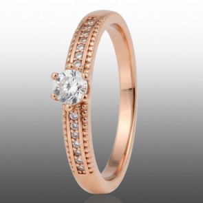 Позолочена каблучка  Xuping 10936 фото | Brulik