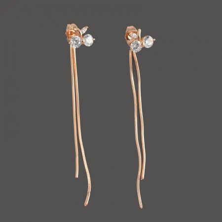 Позолоченные серьги  XP 9965 фото | Brulik