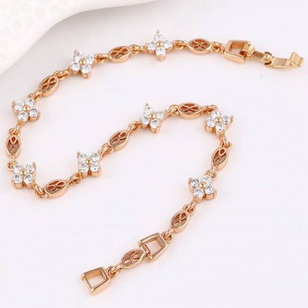 Женственный браслет с фианитами оптом 74212 фото | Brulik