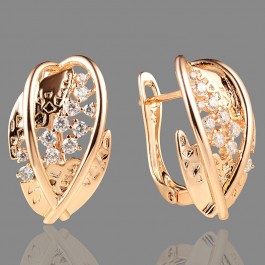 Позолочені сережки Xuping 22711
