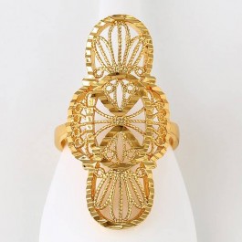 Исключительное кольцо в позолоте 12777