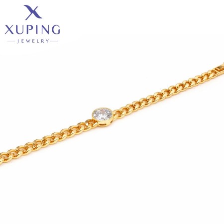 Позолочений браслет Xuping 70218 фото | Brulik