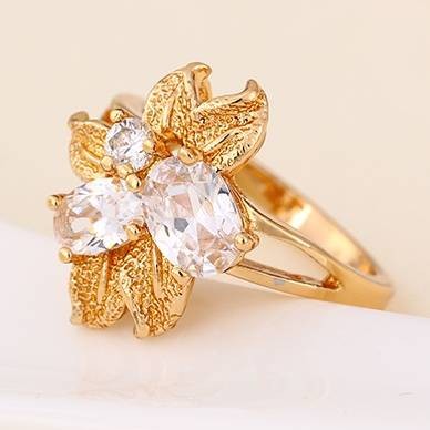 Необычное кольцо Xuping 10972-белый фото | Brulik