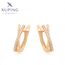 Позолочені сережки Xuping S00101660