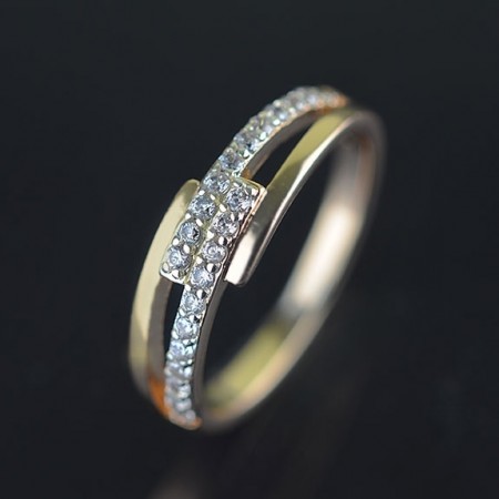 Позолоченное кольцо Fallon 93201126 фото | Brulik