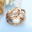 Позолоченное кольцо Italina 96353 фото | Brulik