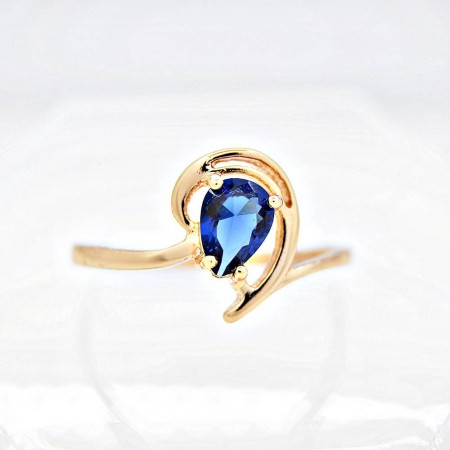 Сказочное кольцо 12761-синий фото | Brulik