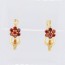 Изумительные серьги с фианитами оптом 10-2258-красный фото | Brulik