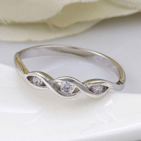 Кольцо с фианитами XP 13419  фото | Brulik